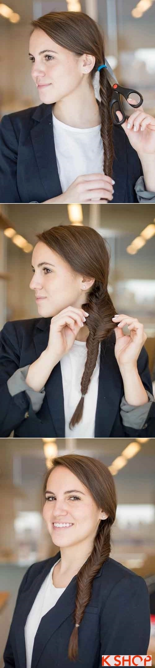 Những kiểu tóc đẹp đơn giản cho bạn gái tới công sở - 7