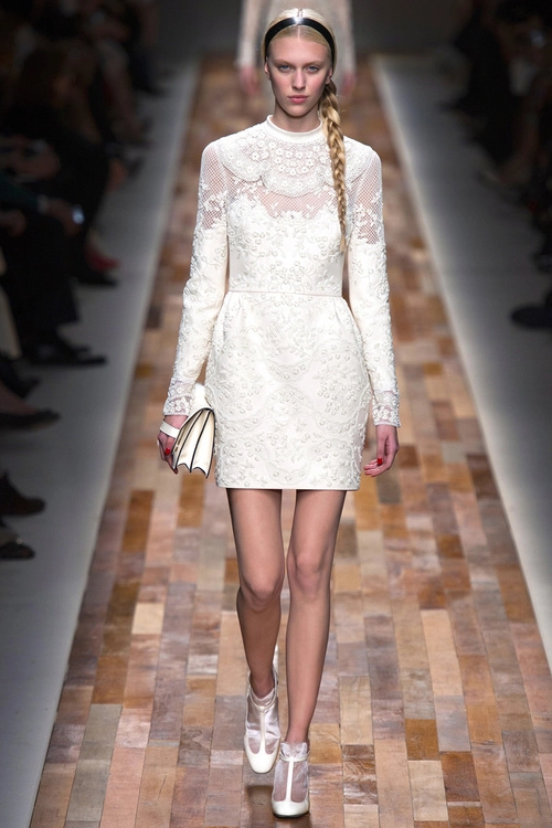 Những mẫu váy trắng đẹp nhất thu 2013 - 1
