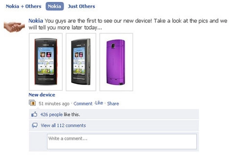 Nokia lộ dế cảm ứng mới trên facebook - 1