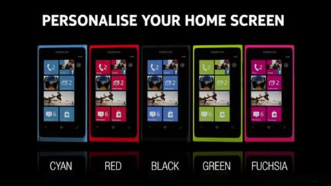 Nokia lumia 800 thêm màu xanh lá và đỏ - 1