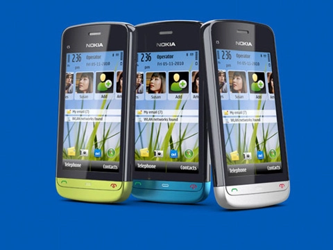 Nokia ra mắt c5-03 cảm ứng giá trung - 1
