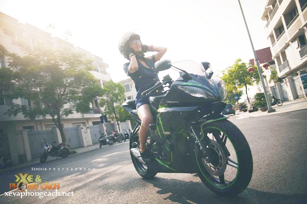 Nữ giám đốc hà thành xinh đẹp với niềm đam mê xe mô tô - 2