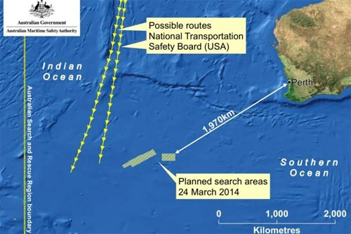 Quá trình xác định vị trí cuối cùng của mh370 - 1