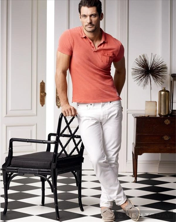 Quần jeans trắng xu hướng thời trang nam hè 2014 - 1