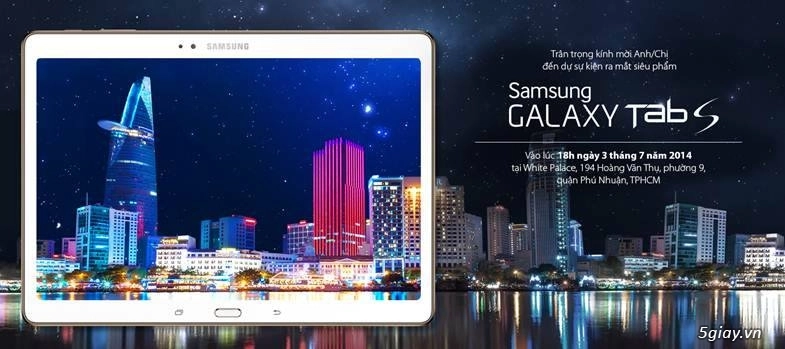 Samsung chính thức công bố giá bán bộ đôi galaxy tab s tại việt nam - 1