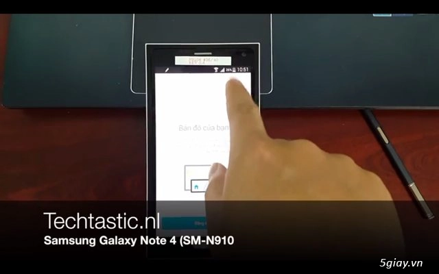 Samsung galaxy note 4 lộ diện trong video ngắn - 1