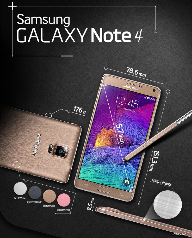 Samsung galaxy note 4 và 10 điều cần biết - 1