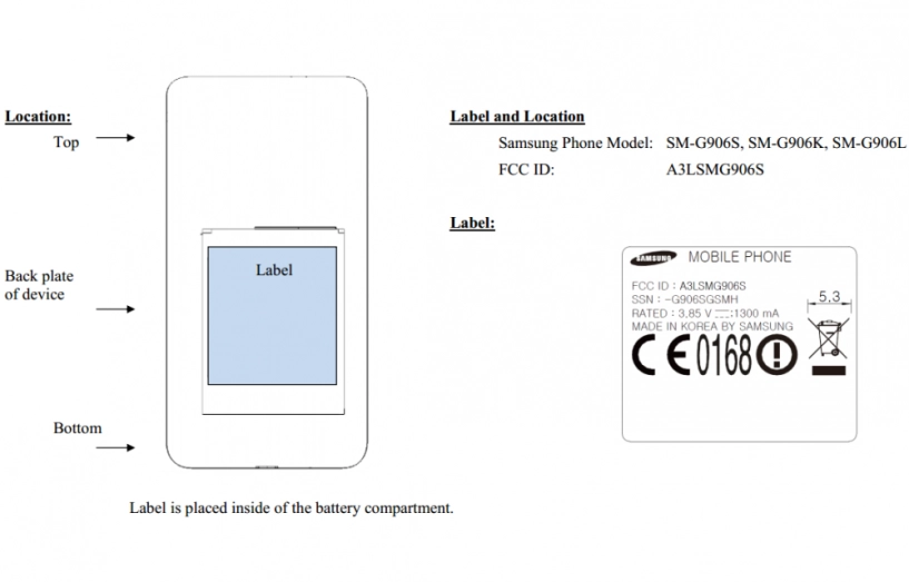 Samsung galaxy s5 prime sm-g906s lộ diện trong tài liệu của fcc - 2