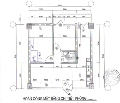 Sắp xếp lại nội thất chung cư 71 m2 - 1