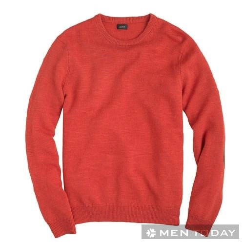 Set đồ mùa đông nam tính và lịch lãm cùng sweater cam - 2