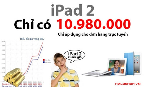 Shop halo giảm giá ipad 2 - 1