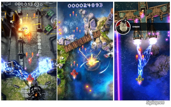 Sky force 2014 - game bắn máy bay huyền thoại đã trở lại trên ios - 2