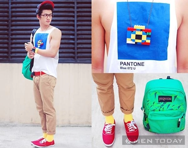 Street style màu mè của chàng blogger david guison - 8