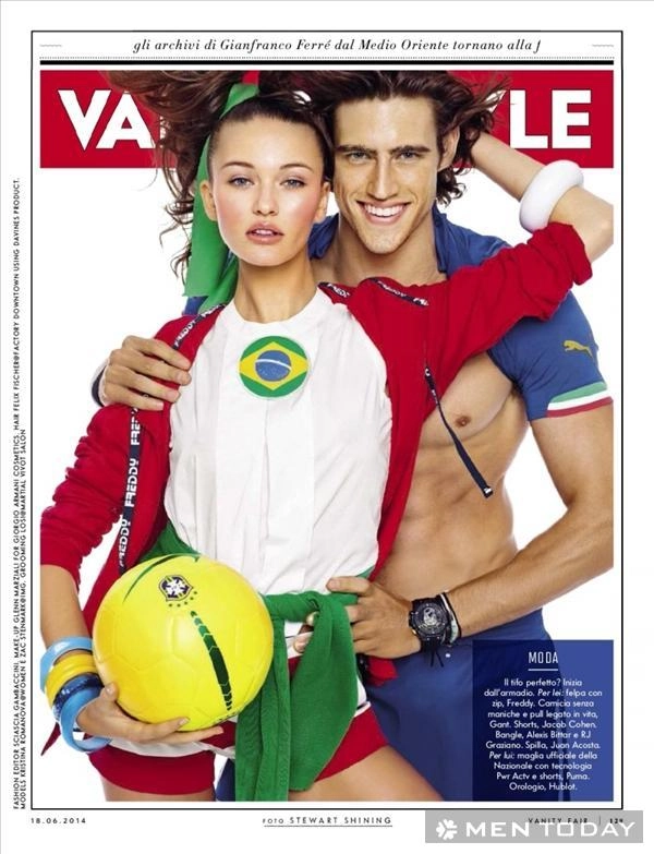 Vanity fair italia tung bộ ảnh mang đậm sắc màu world cup - 1