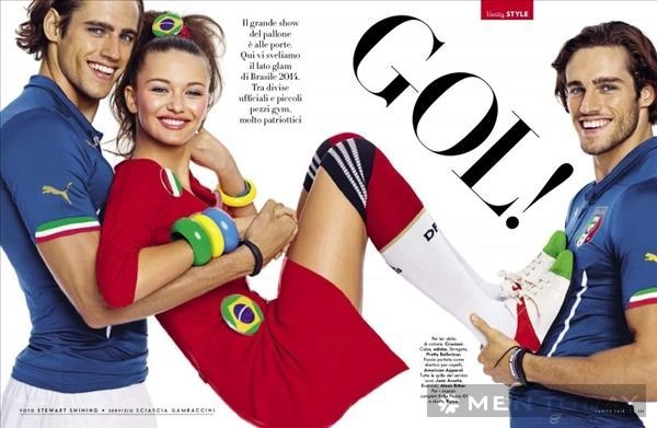 Vanity fair italia tung bộ ảnh mang đậm sắc màu world cup - 2