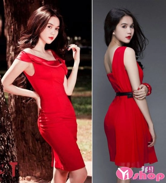 Váy đầm liền thân màu đỏ dài đẹp lộng lẫy tỏa sáng đi dự tiệc hè 2016 - 3