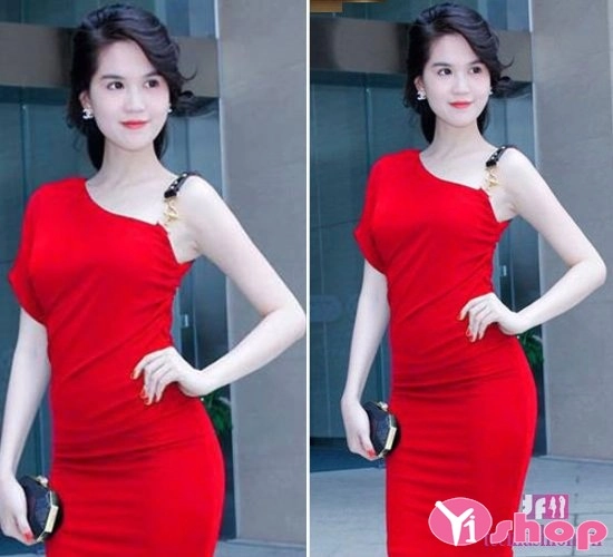 Váy đầm liền thân màu đỏ dài đẹp lộng lẫy tỏa sáng đi dự tiệc hè 2016 - 12