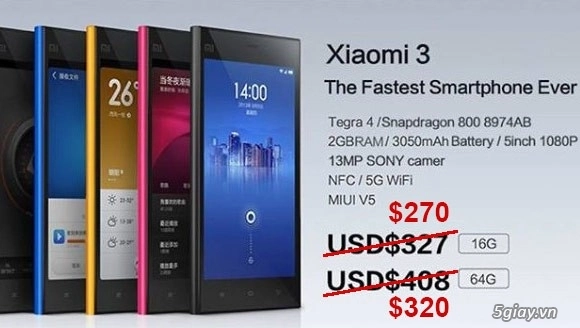 Xiaomi hạ giá smartphone khủng để đáp trả oneplus one - 1