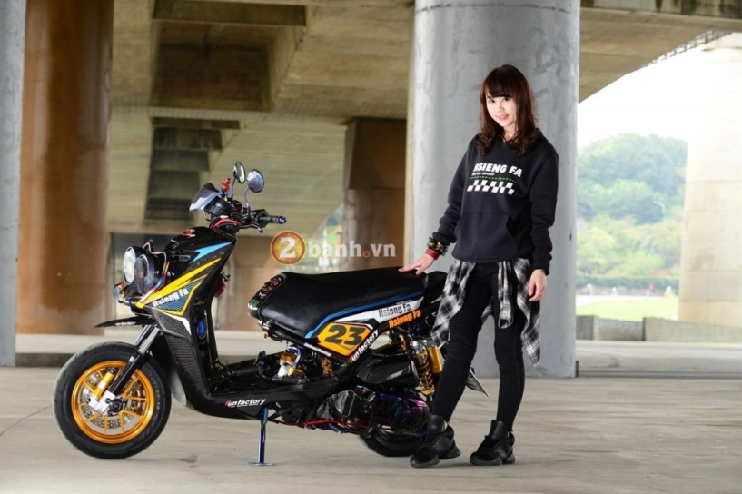 Yamaha bws độ khủng của nữ biker cá tính - 1