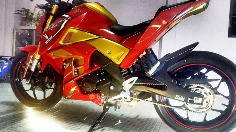 Yamaha m-slaz độ phong cách iron man - 1