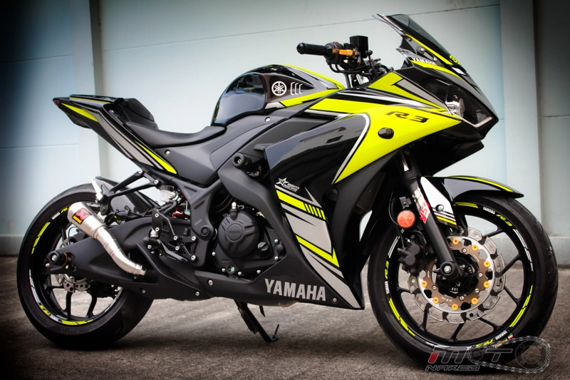 Yamaha r3 độ đậm chất thể thao với phiên bản boushi - 1