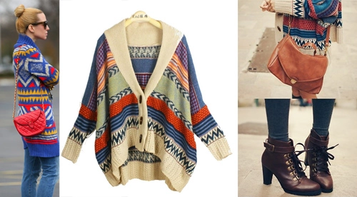 10 cách mặc cardigan đạt chất ngày xuân - 2