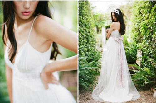 10 mẫu váy cưới đẹp cho nàng bầu - 1
