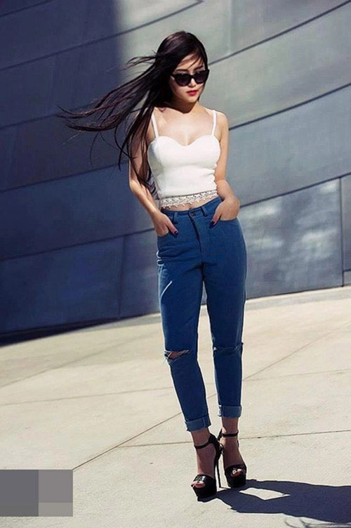 3 mốt quần jeans làm say lòng sao việt - 14