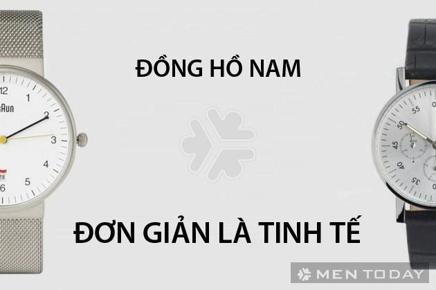 7 mẫu đồng hồ nam đơn giản và tinh tế - 1