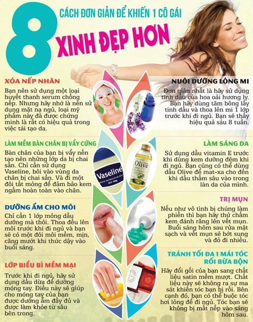 8 cách đơn giản khiến chị em trở nên xinh đẹp hơn - 1