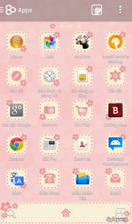 Áo mới màu hồng cho smartphone android của chị em - 1