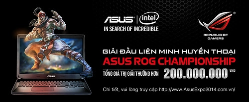 Asus tổ chức cuộc thi asus rog championship tìm kiếm nhà vô địch trở thành đội tuyển lol - 1