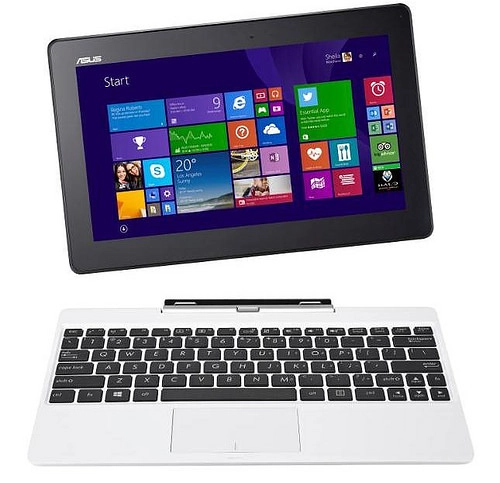 Asus transformer book t100 laptop cảm ứng có thể tháo rời màn hình có thêm 2 phiên bản màu trắng - 1