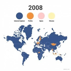 Bản đồ trình duyệt web toàn cầu giai đoạn 2008 2015 - 1