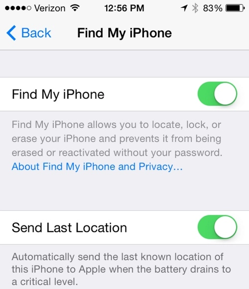 Bảo mật find my phone trên ios 8 thêm tính năng mới - 1