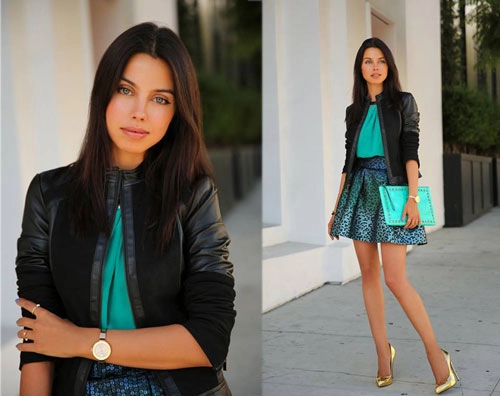 Blogger thời trang làm ảo thuật với màu xanh - 18