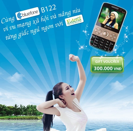 Bluefone b122 có wi-fi 2 sim 2 sóng giá rẻ - 1