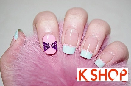 Cách vẽ móng tay nail màu pastel đẹp đơn giản 2016 cho nàng cute - 1