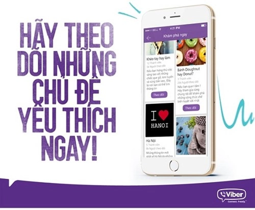 Cập nhật tin tức thật dễ dàng trên mobile với viber public chats - 1