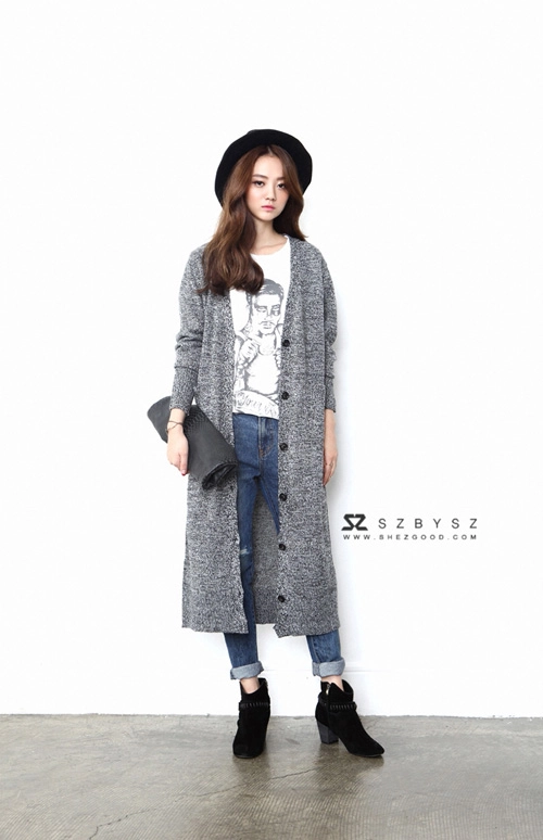 Cardigan dáng dài sẽ chinh phục phái đẹp mùa thu - 18