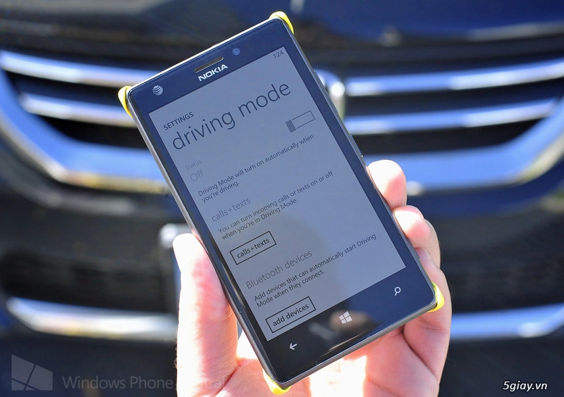 Chế độ lái xe driving mode trên windows phone - 1
