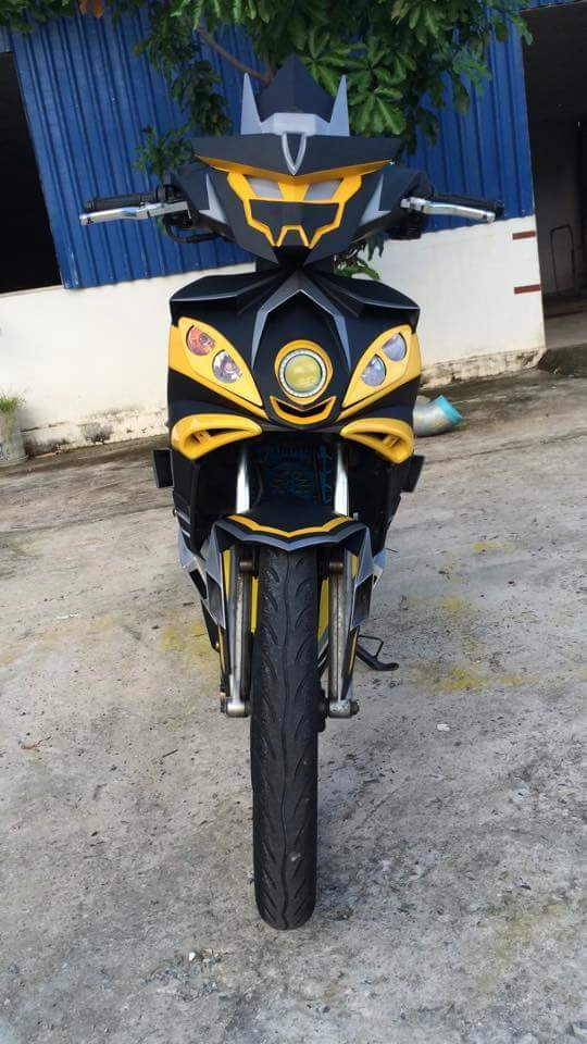 Chế mũ hầm hố cho chiếc exciter 2010 - 1