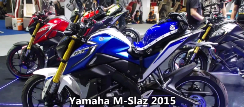 clip cận cảnh yamaha m-slaz tại motor expo show 2015 - 1