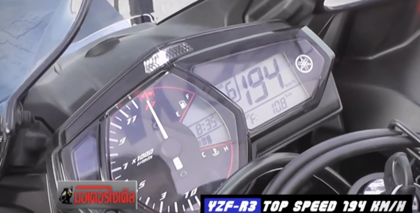 clip maxspeed yamaha r3 lên 194kmh - 1