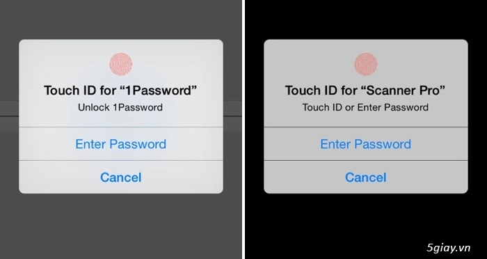 Danh sách những ứng dụng được tích hợp touch id trong ios 8 - 1