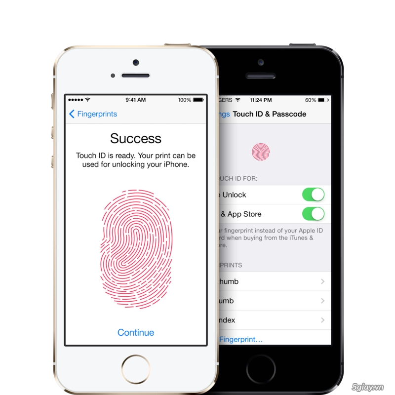 Dấu vân tay trên iphone 5s có gì khác biệt - 1