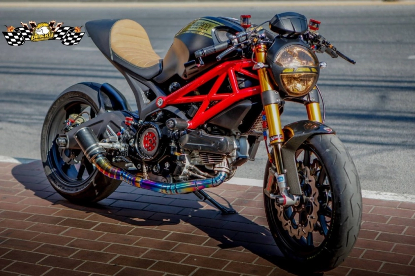 Ducati monster 795 chất chơi trong phiên bản cafe racer - 1