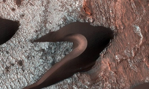 Đụn cát hình đỉa trên sao hỏa - 1