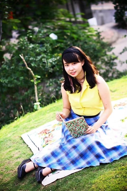 Eva đẹp cô nàng cổ điển mê picnic - 9