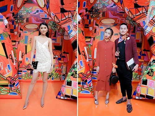 Fashionista dự khai trương pop-up store khăn hermès - 3